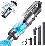 Handheld Car Vacuum Cleaner Cordless - 9500PA Powerful Suction Portable Lightweight Hand Held Vacuum - Large Capacity Battery Last Long Wireless Mini Vacuum With LED Light For Cleaning Home Office