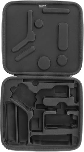 Miniatura 3 de Anbee Ronin RS3 Estuche de transporte portátil, bolsa de hombro de almacenamiento, caja rígida de viaje compatible con DJI Ronin RS3 estabilizador