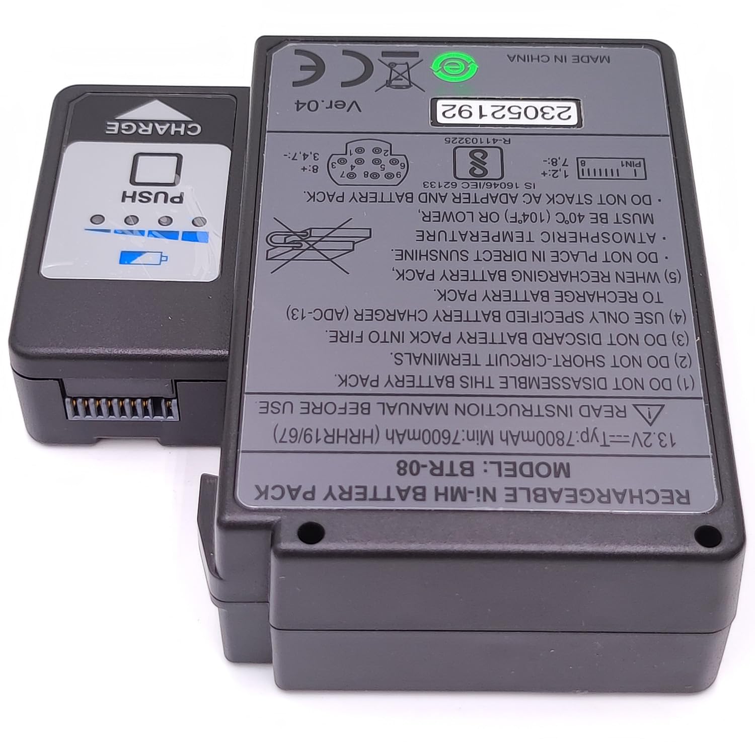 SHENYANG 7800mAh 13.2V Battery Pack for BTR-08 Fujikura Fusion Splicer FSM-60S 18S 60R with Charger