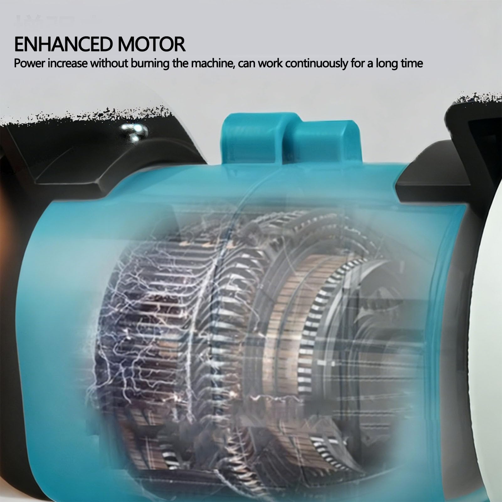 Elprico Mini Smerigliatrice da Banco a Batteria, Levigatrice Elettrica per Lucidatrice a Tampone da Banco Piccola 200 W 7000 Giri/min, con 2 Mole, per Batteria 18 V