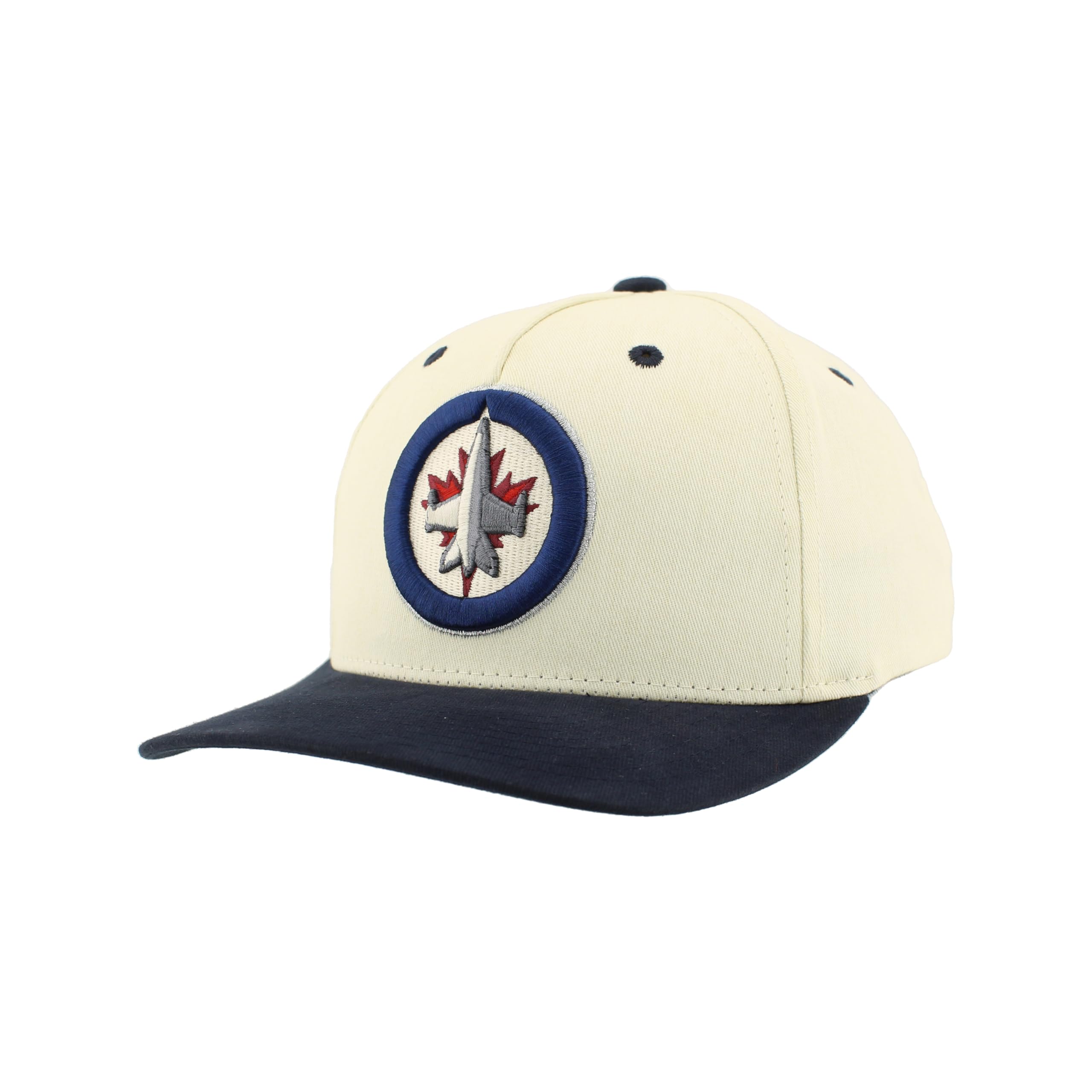 ZHATS NHL Officially Licensed Adjustable Snapback Hat Marquee Ivory