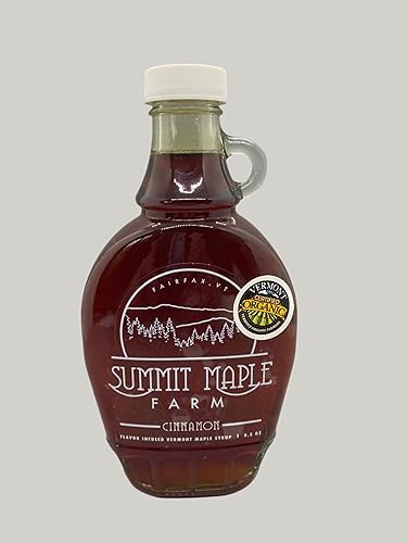 Summit Maple Farm Organic Cinnamon Infused Vermont Maple Syrup -