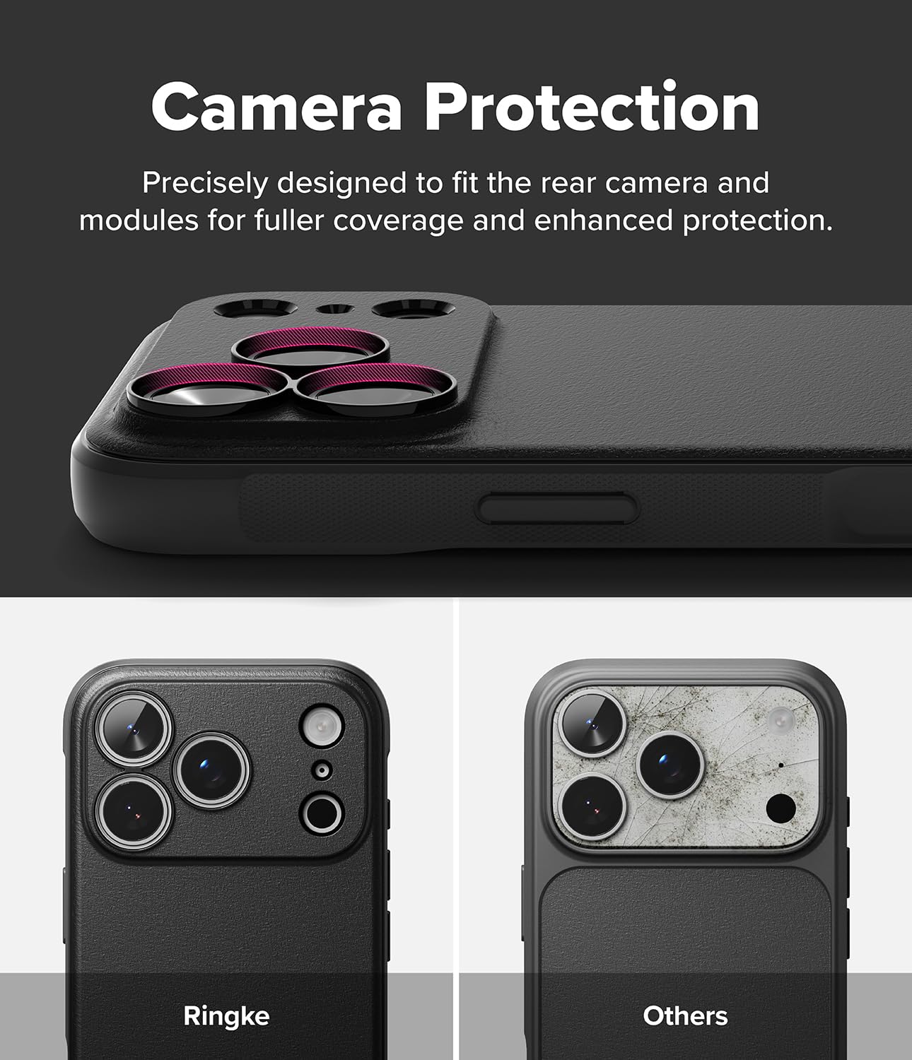 Ringke for iPhone 18 Pro / 17 Pro Case Back Cover [Onyx Black] — Amazon image 7