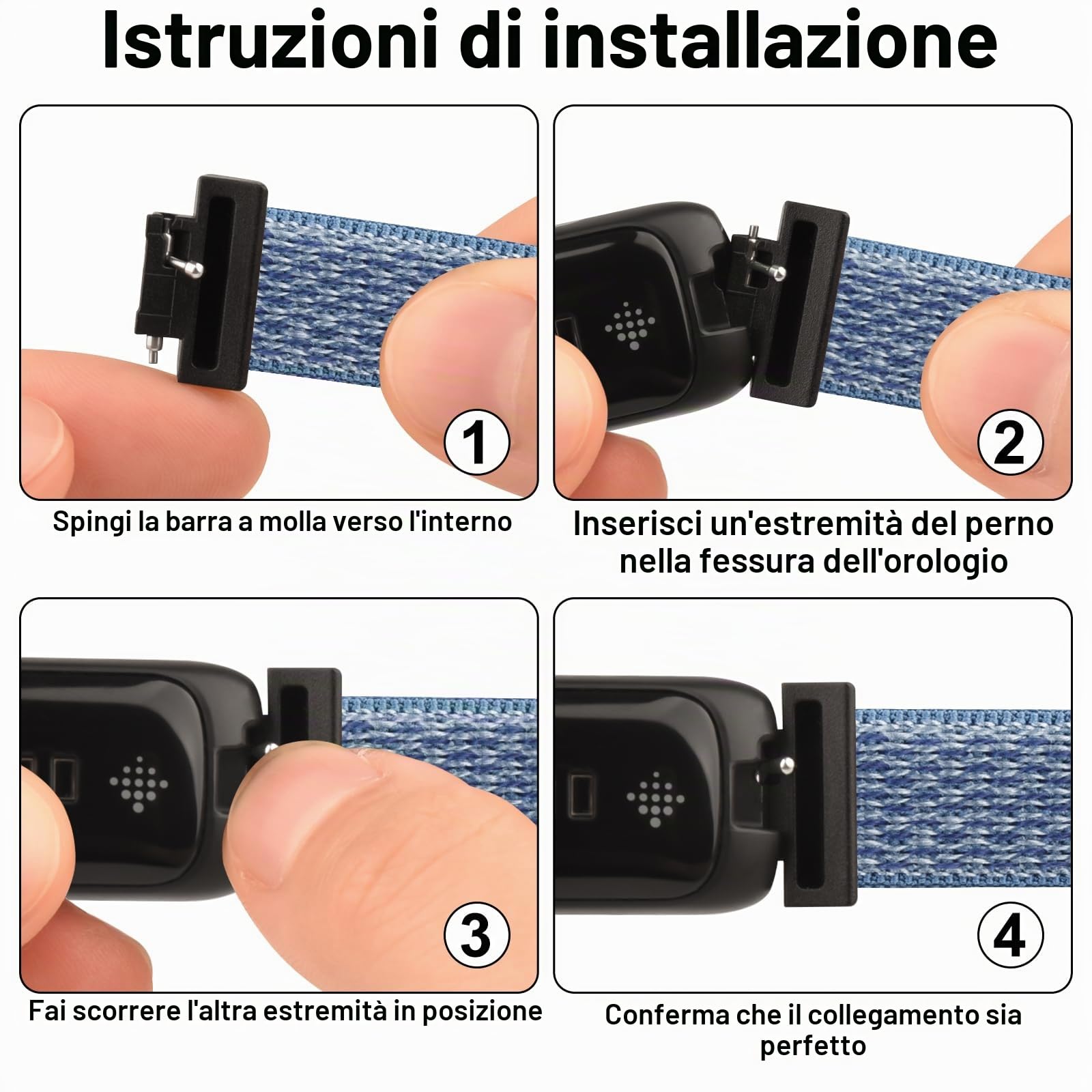 YLK 3 pezzi cinturino per Fitbit Inspire 3 cinturino per uomo donna cinturino in nylon morbido cinturino di ricambio sportivo regolabile per Fitbit Inspire 3 cinturino