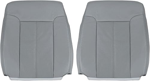 Miniatura 1 de US Auto Seat Cover Fundas de cuero para Ford F250 F350 Lariat para conductor y pasajero 2013 2014, color gris