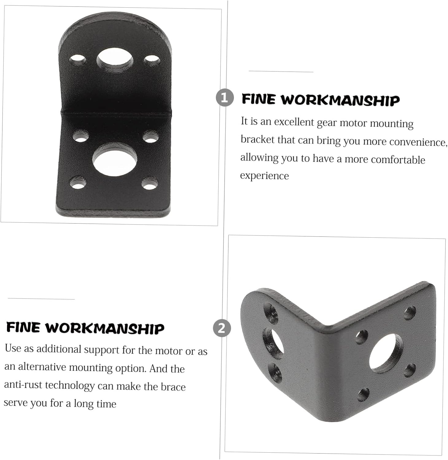 Motor Bracket Base Dc Gear Motor Mounting Brackets Hide It Mounts Gear Holder Screws