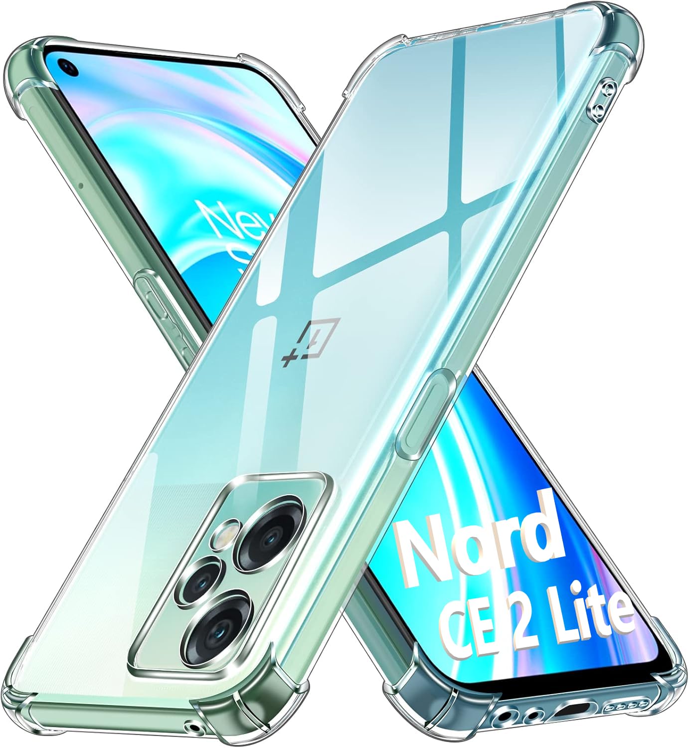 Lustree Samsung Galaxy A16 5G Back Cover Transparent Case | Clear TPU Shockproof Case with Four Corner Protection & Rais