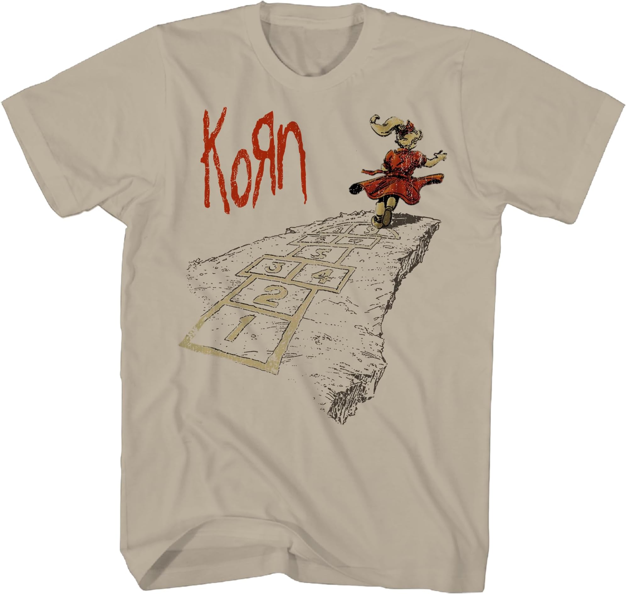 Korn Follow The Leader Front & Back Print Adult Short Sleeve T Shirt 90s Vintage Style Graphic Tees