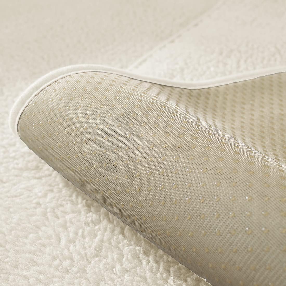 Soft Sherpa Fleece Sofa Couch Covers Fluffy Warm Plush Sectional Couch Cover Non Slip Sofa Slipcover Furniture Protector for Kids Dogs Pet, 1 Piece/Not All Set (White,36"x70")