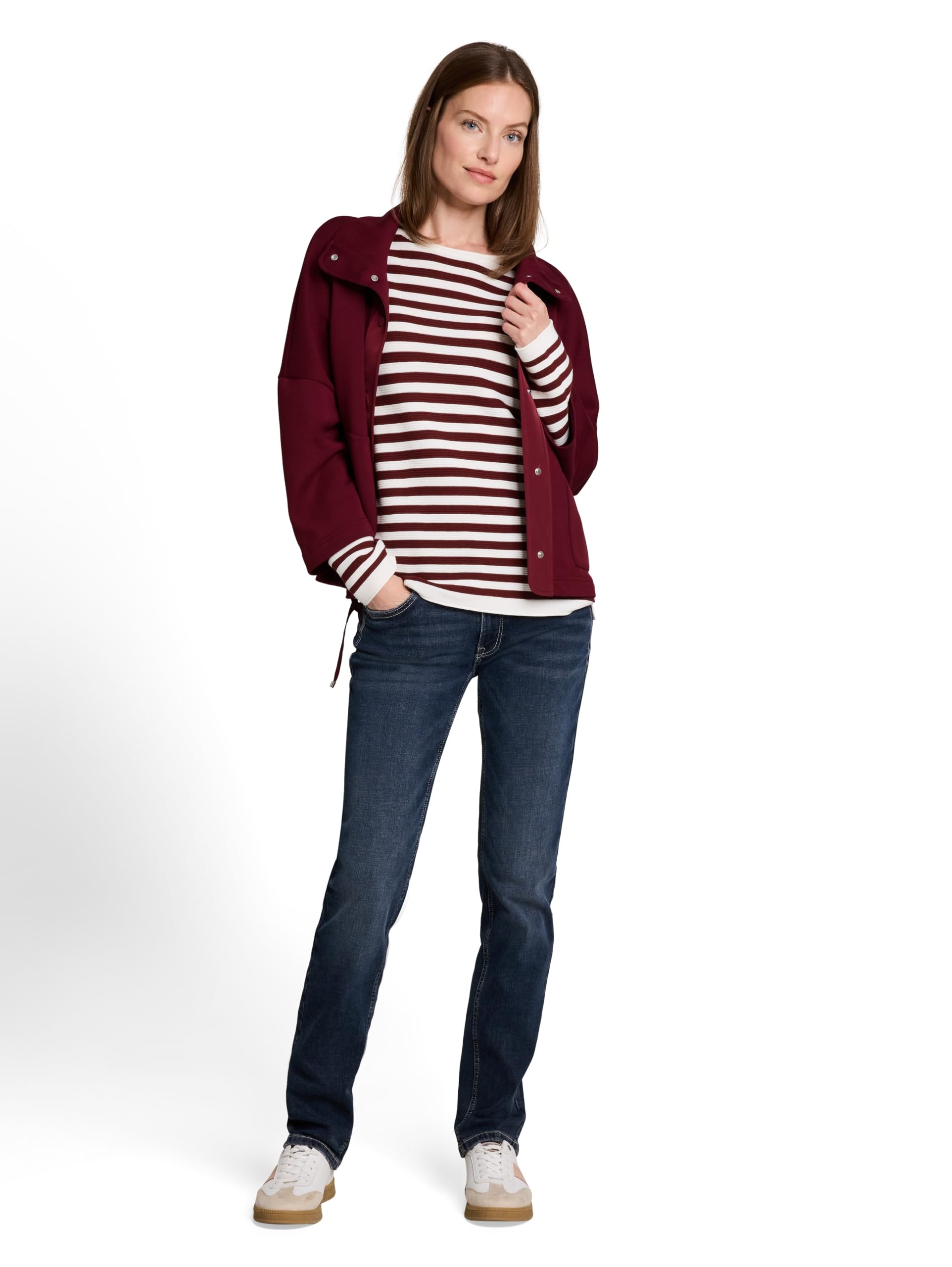 Tom Tailor Damen Strickpullover aus Bio-Baumwolle Strickpullover aus Bio-Baumwolle (1er Pack)