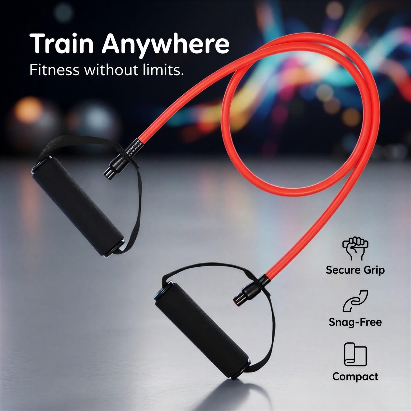 5er Set Widerstandsbänder für das Training, 10-30 lbs / 4,5-13,6 kg Workout-Widerstandsbänder mit Griffen, TPE-Übungsbänder, Tubeset für Home Gym, Fitness, Krafttraining, Muskeldefinition