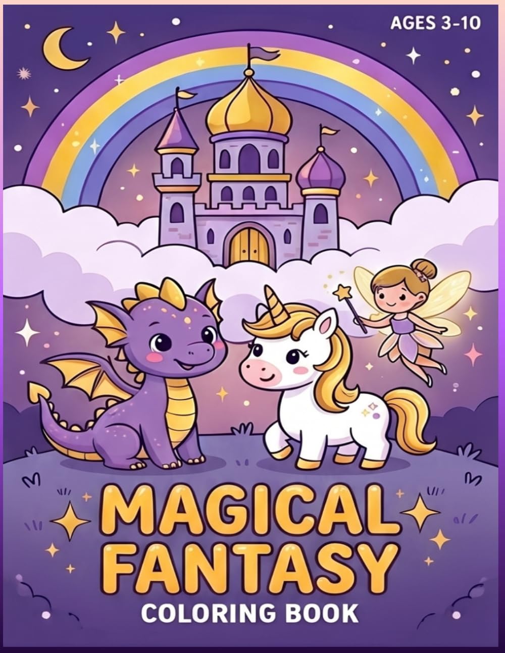 Magical Fantasy Coloring Book