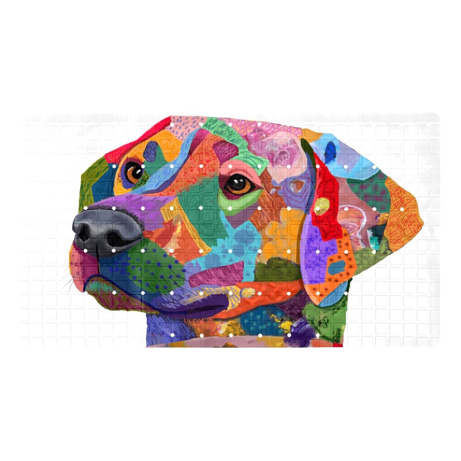 Tapis de bain Rhodesian Ridgeback antidérapant 112 ventouses sécurité douche