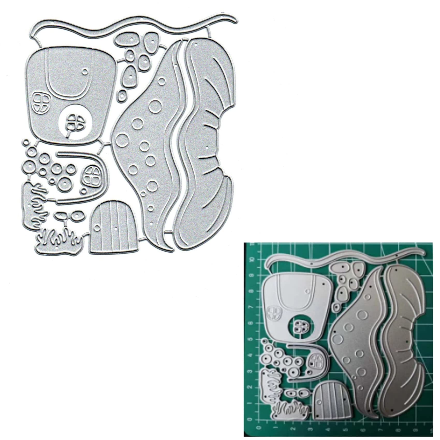 Matrices De Découpe En Métal En Forme De Champignon Pour La Fabrication De Cartes, Le Bricolage, Le Scrapbooking, L'album Photo, Le Gaufrage De Cartes, Le Gaufrage De Cartes En Papier