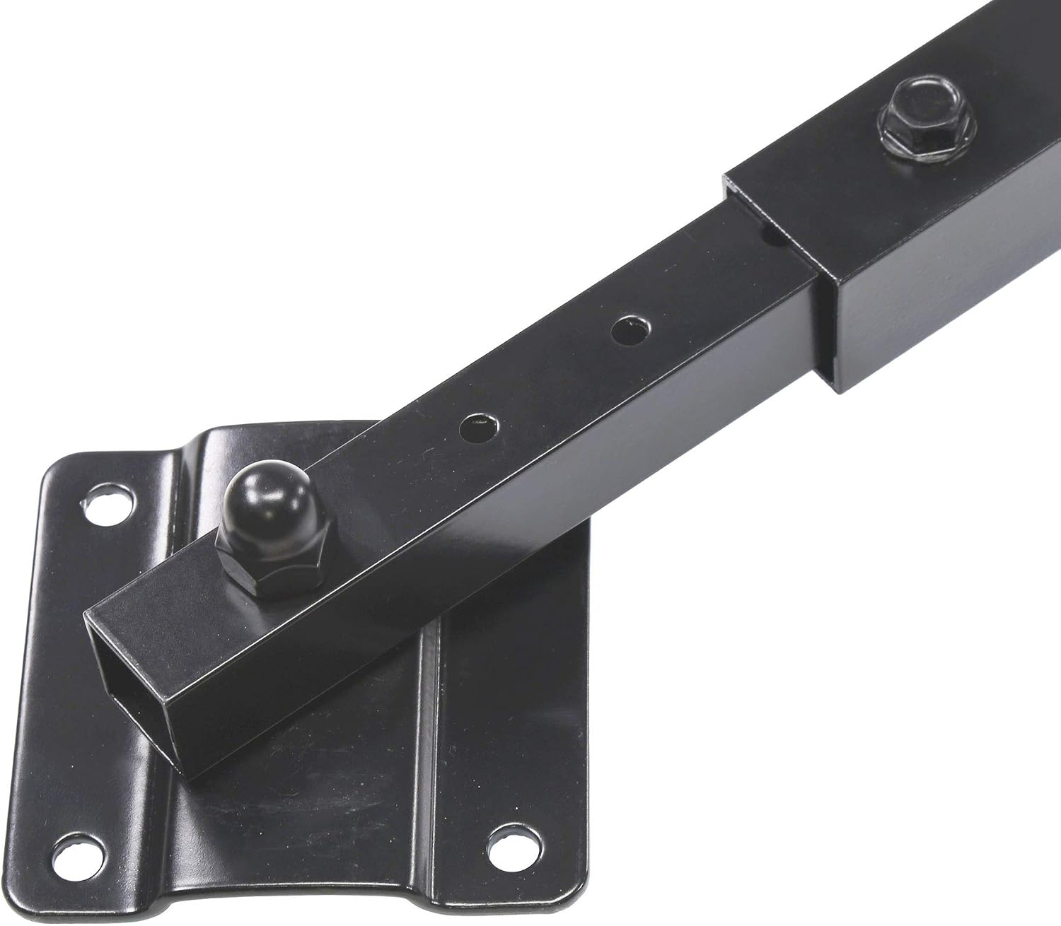 Adjustable Black Aluminum Gate Brace | Anti-Sag Gate Kit | Gate Brace Kit for Outdoor Wood or Metal Gates | Max Length 6 Foot Min Length 4 Foot (Single Gate Brace)