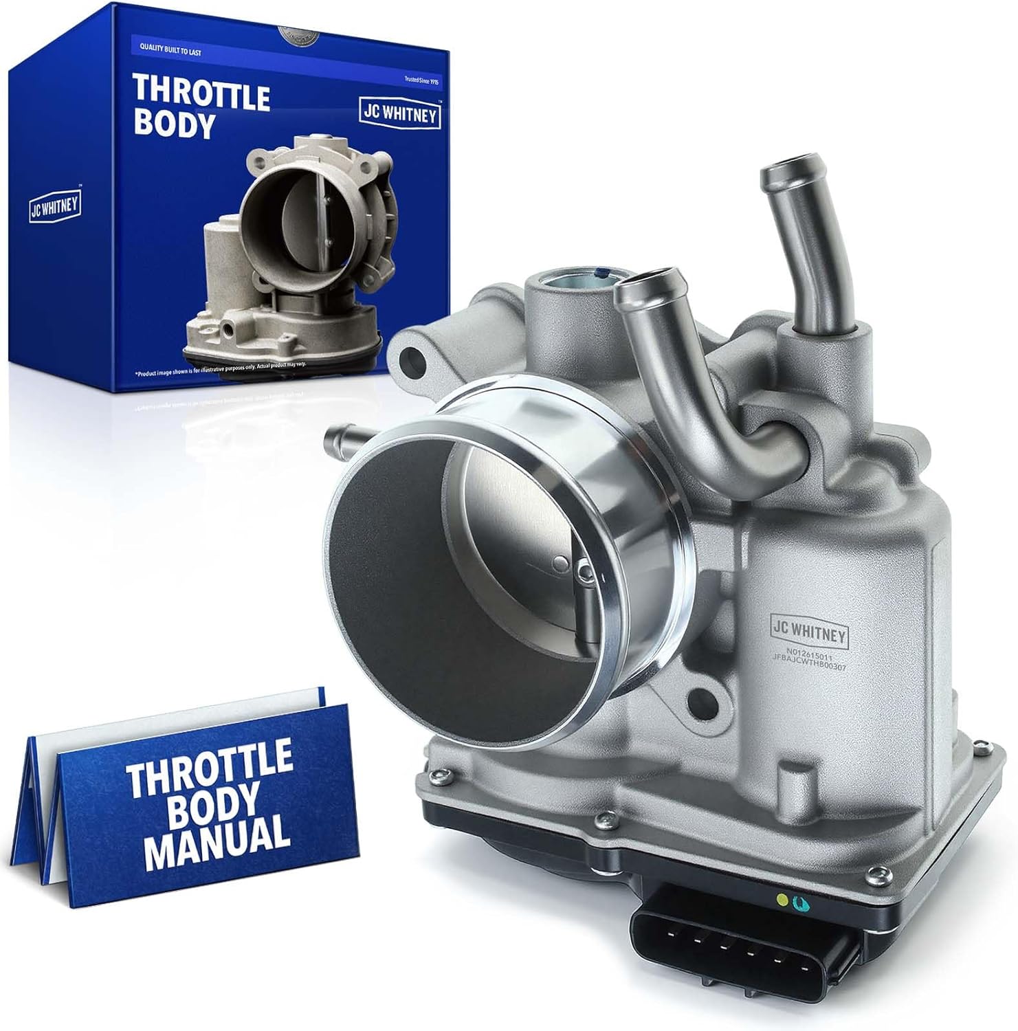 JC Whitney JFBAJCWTHB00307 Electronic Throttle Body - Compatible with Kia Soul 2012-2019, Rio 2012-2018, Hyundai Accent 2012-2019, Veloster 2012-2017, Dodge Attitude 2012-2014 - 1.6L