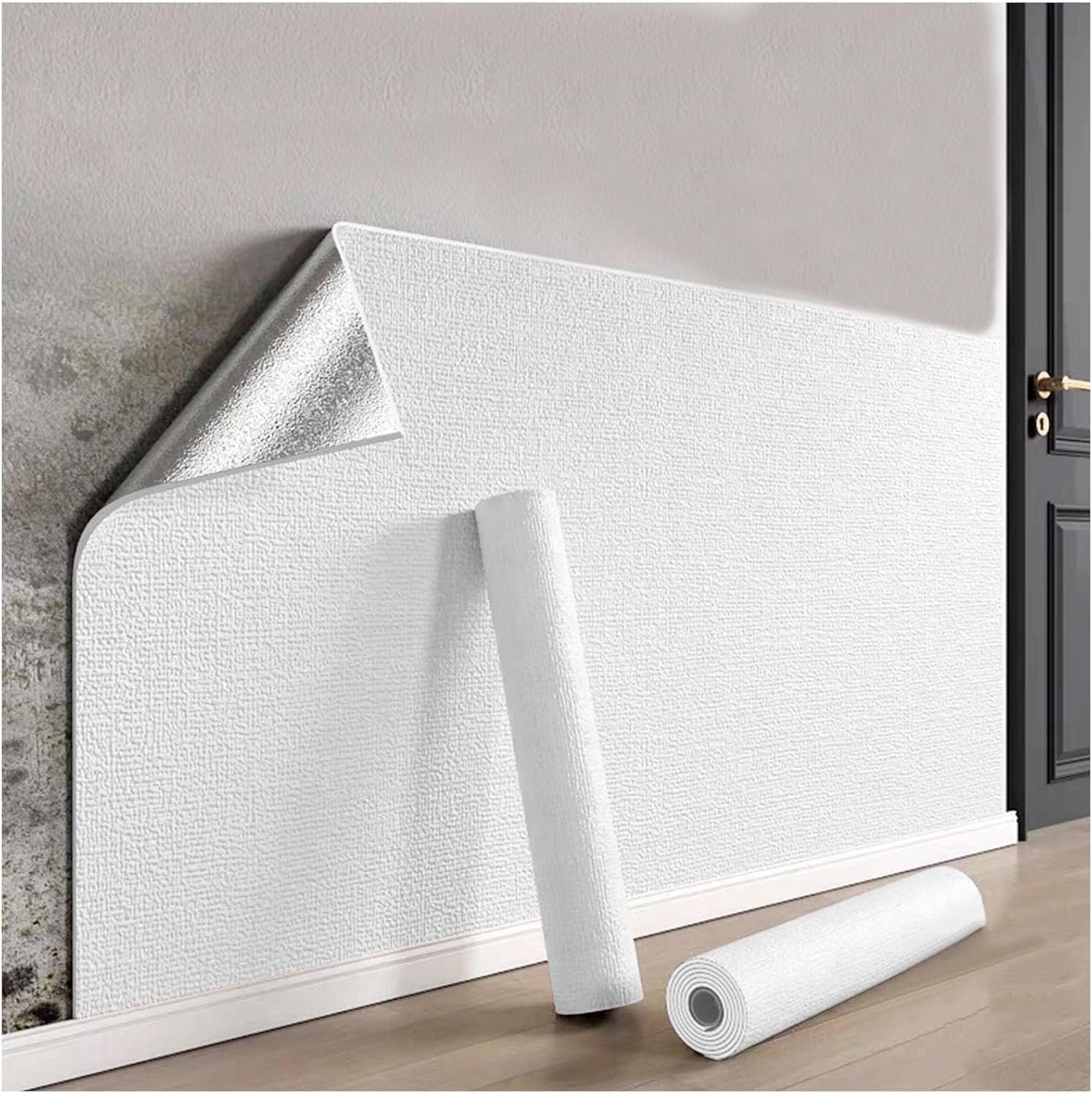 Papier peint autocollant en mousse XPE imperméable pour revêtement mural