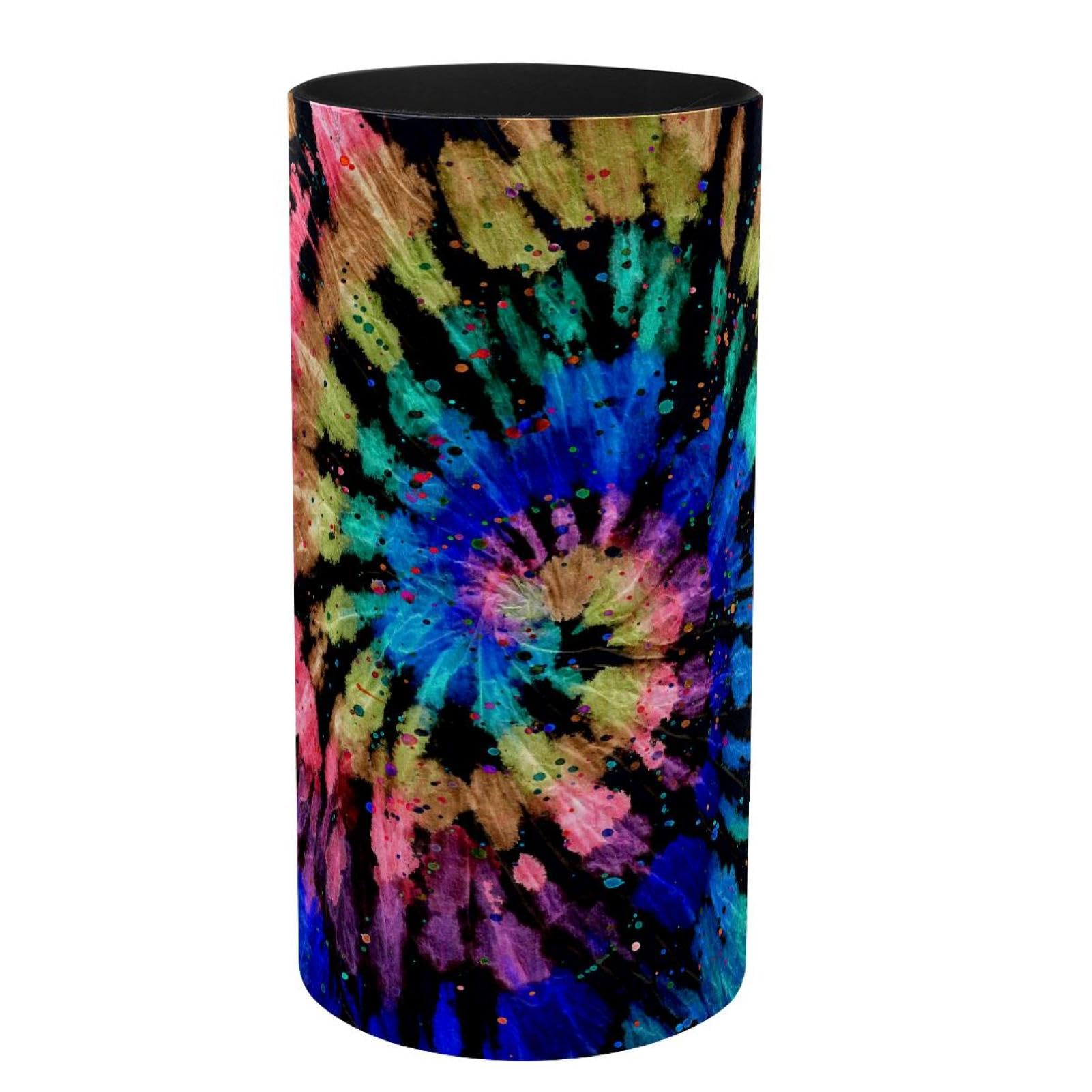 Porte-stylos tie-dye et boîte à musique pour fournitures de bureau