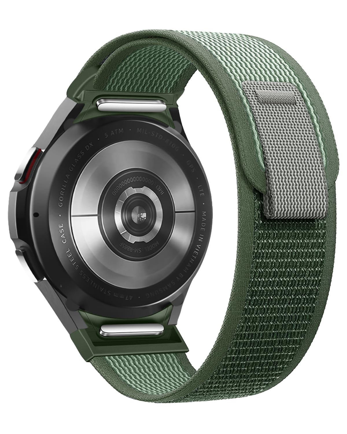 One Click Alpine Loop Bands Compatible with Samsung Galaxy Watch 7 Band/Galaxy Watch 6 4 5 FE Band 40mm 44mm/Watch 6 4 Classic 47mm 43mm 42mm 46mm/5