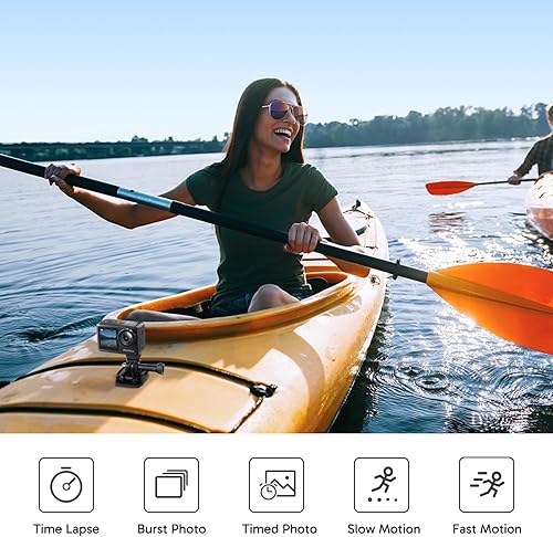 Miniatura 7 de AKASO Brave 7 LE 4K30FPS 20MP Cámara de acción WiFi con pantalla táctil EIS 2.0 Zoom Control remoto de 131 pies impermeable Soporte de cámara