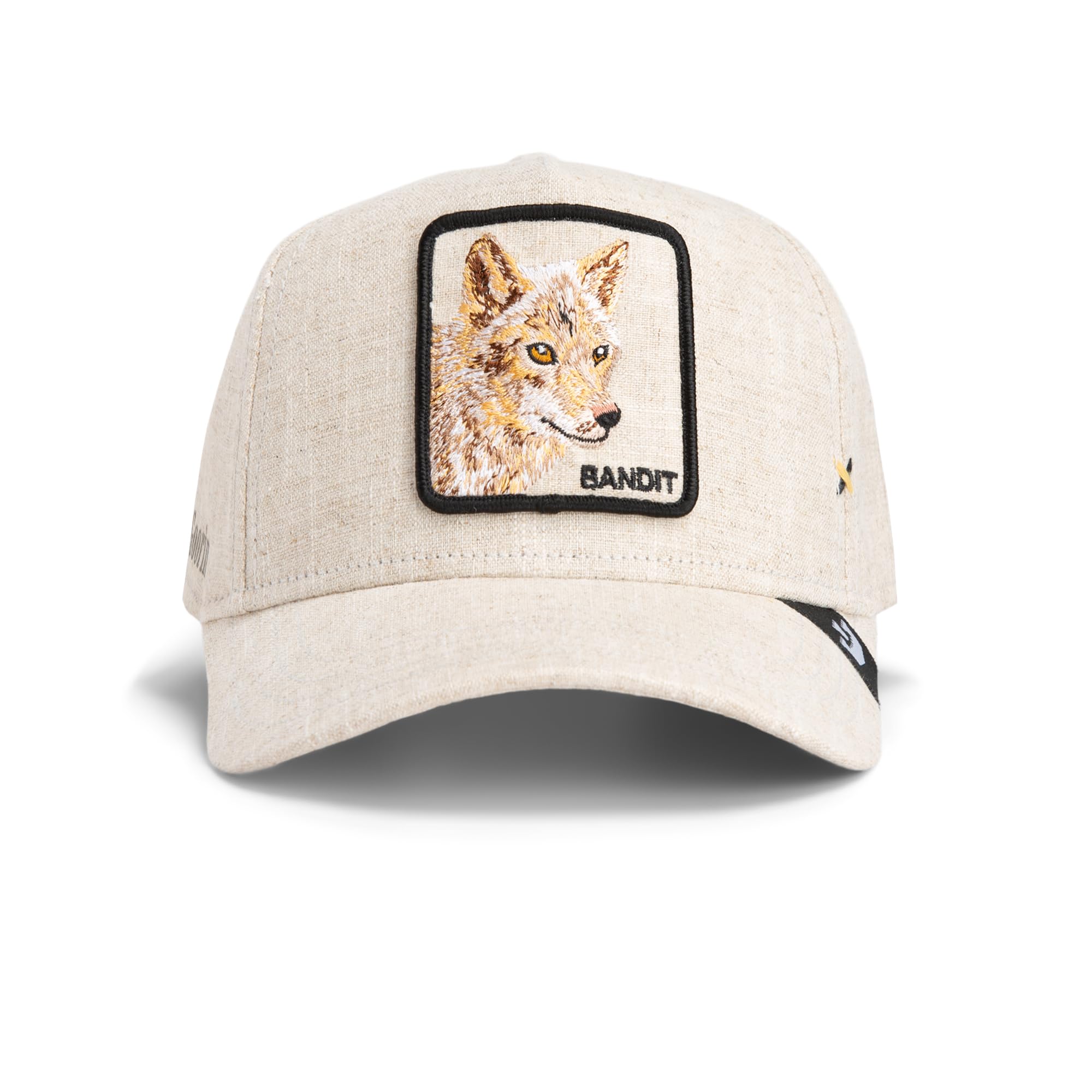 Goorin Coyote Cloth CapBros. Baseball Cap Curved Brim (One Size - Oatmeal)