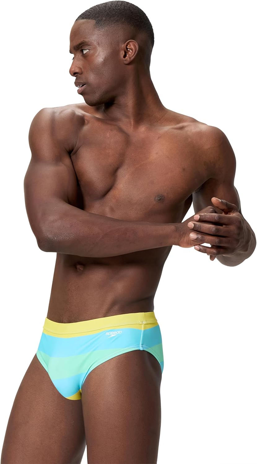 Speedo Men's Swimsuit Brief Comfort Waistband - Image 3