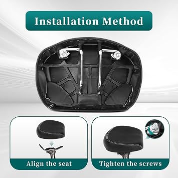 Noseless Cycling Seat Universal Nose Bikes Saddle Women's Comfortable Widened Bike Seat Replacement Cycling Accessories for Mountain, Road Bicycles