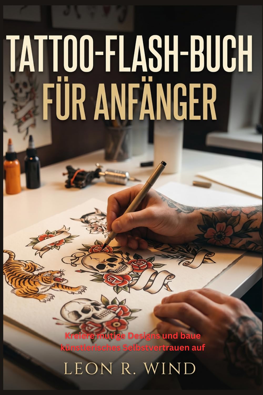 Tattoo-Flash-Buch für Anfänger: Kreiere mutige Designs und baue künstlerisches Selbstvertrauen auf