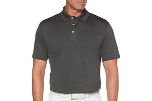 Airflux Solid Mesh Short Sleeve Golf Polo Shirt for Men