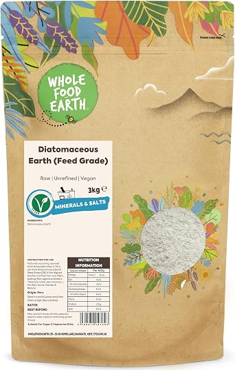 Wholefood Earth - Diatomaceous Earth 3kg,Raw,Unrefined