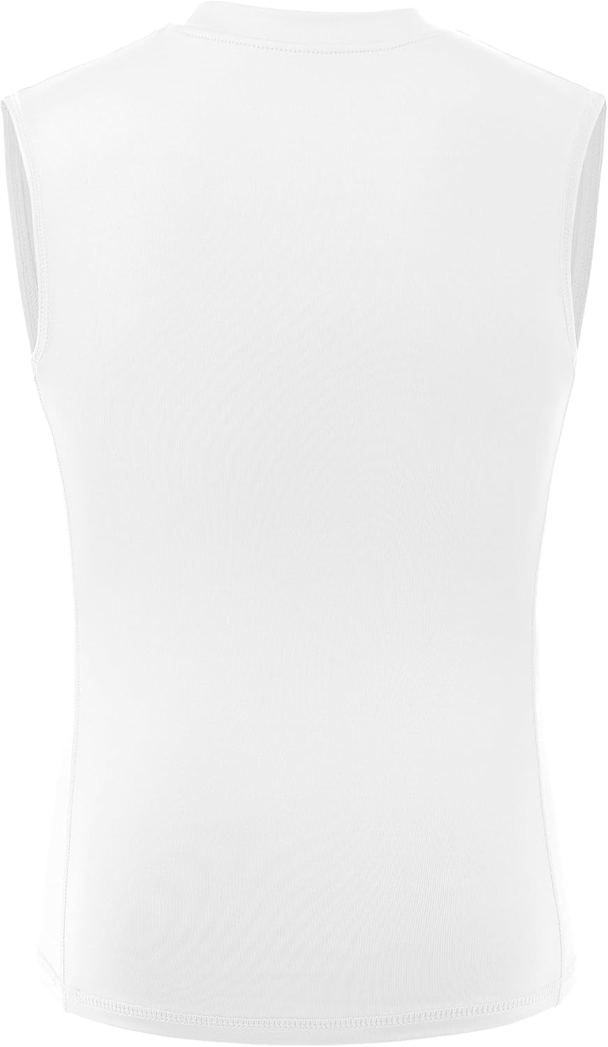 Boys Compression Shirt,Youth Sleeveless Athletic Tank Tops,Football Undershirt Wicking Sport Kids - Image 3