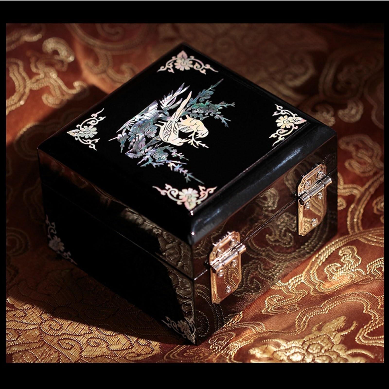 Jewelry Box Organizer Jewelry Box Wedding Gift Portable Bracelet Necklace Ring Storage Box Jewelry Organizer Small (A S) (B S)