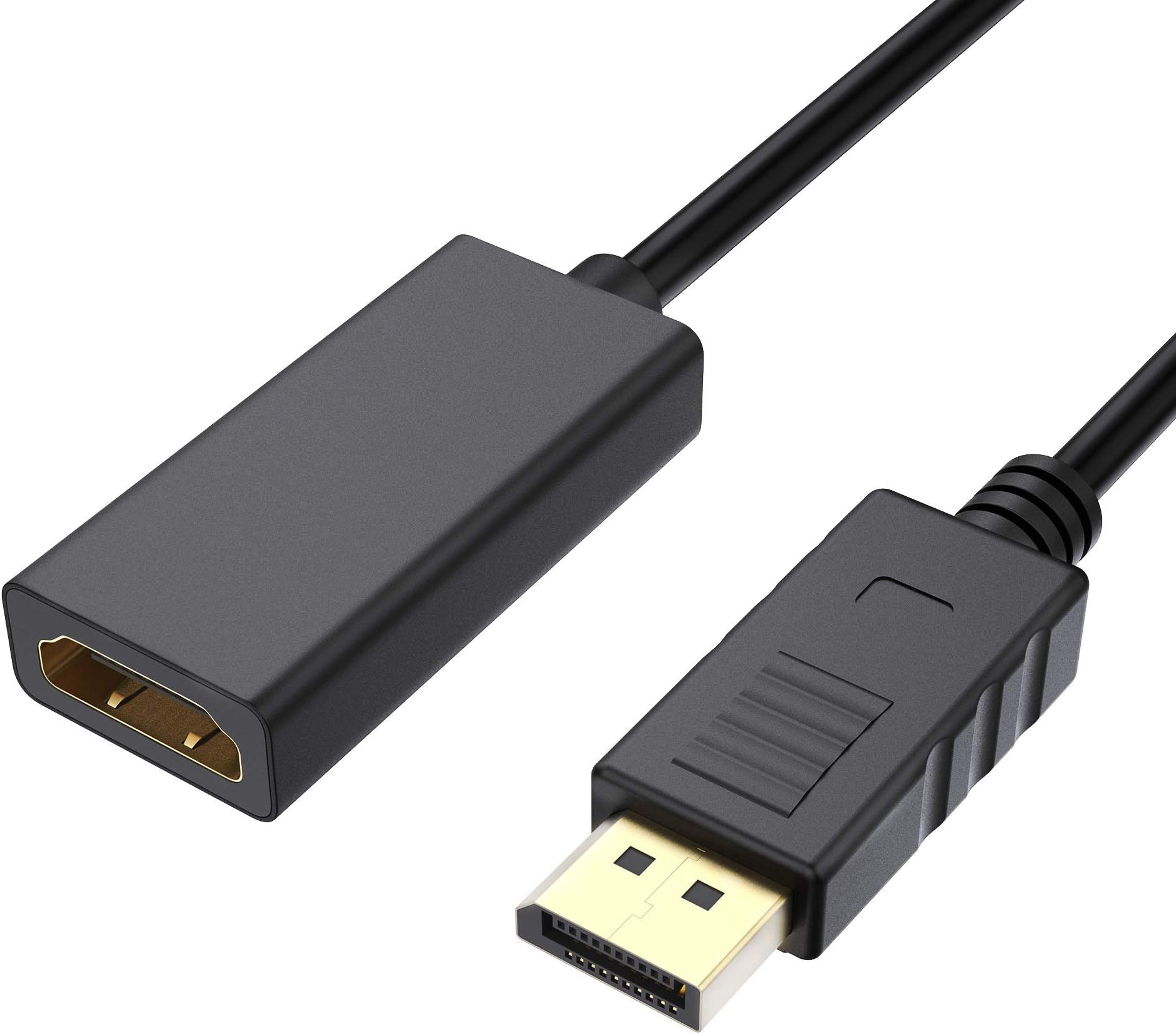DisplayPort to HDMI Adapter 4K 30HZ, dp hdmi adapter Cableader Gold