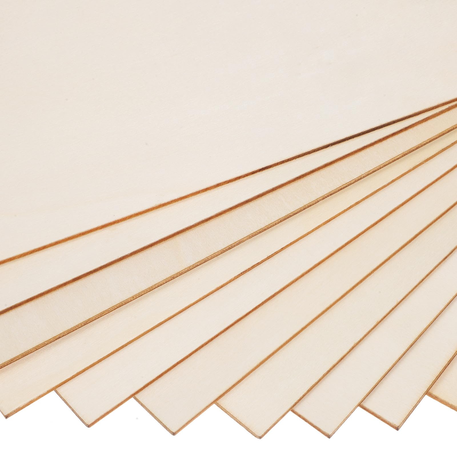 12 Piezas Tableros de Madera en Blanco para Grabar, Beige