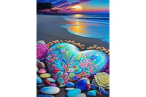 Mesmerizing Beach Diamond Art for Budget-Conscious Crafters