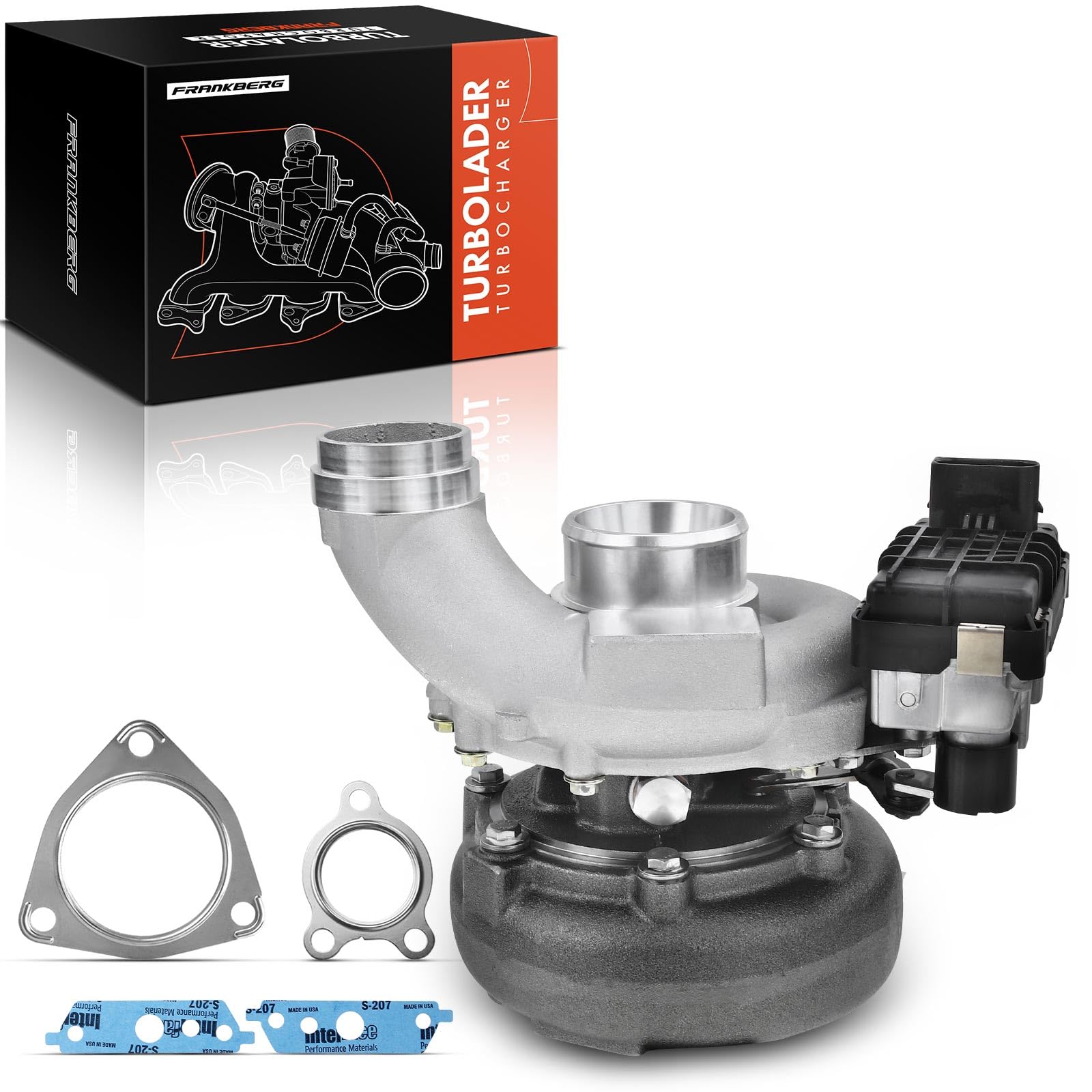 Frankberg Turbocompressore 7576080001 | Compatibile con: Vitobus W639, Viano W639, Sprinter 35-T Box B906, Classe G W461, 300 C Touring LE LX