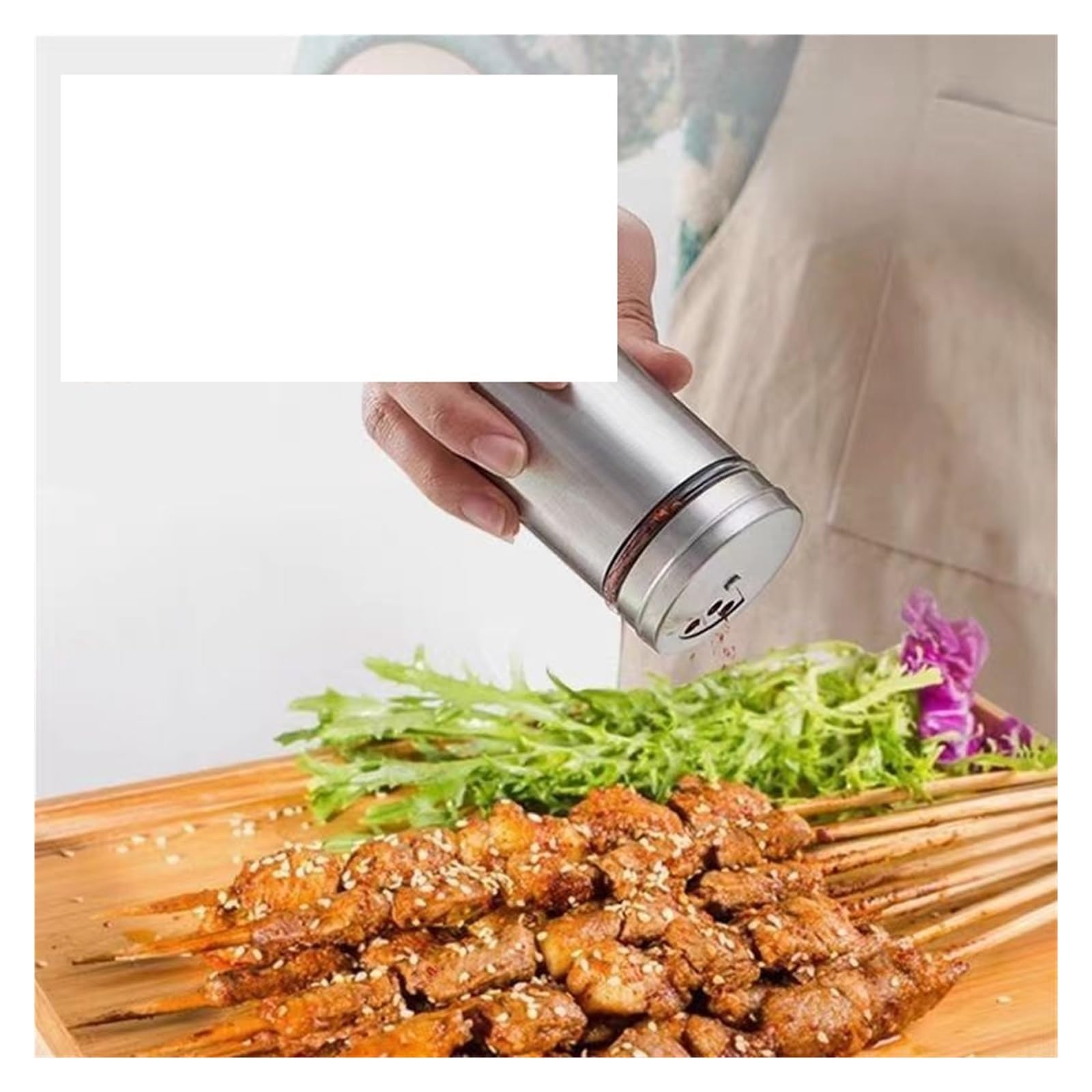 3pcs Stainless Steel Seasoning Bottle Pour Sucre
