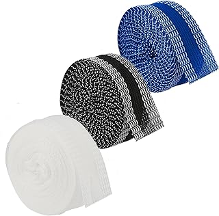 3 Piezas De 10m Cinta Bajo Pantalones, Cinta Adhesiva Para Dobladillos, Cinta De Planchar Autoadhesiva, Cinta Para Pegar Los Bajos De Pantalon, Para Ajustar Los Pantalones (Blanco, Negro, Azul)