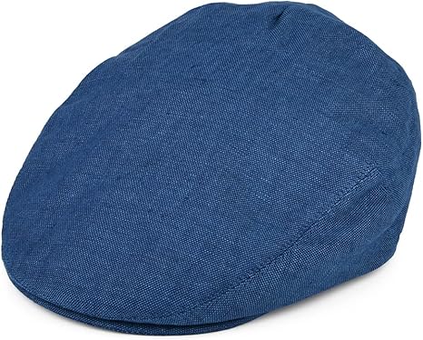 Failsworth Flat Cap Irish Linen Khaki, Blue : Amazon.com.be: Fashion