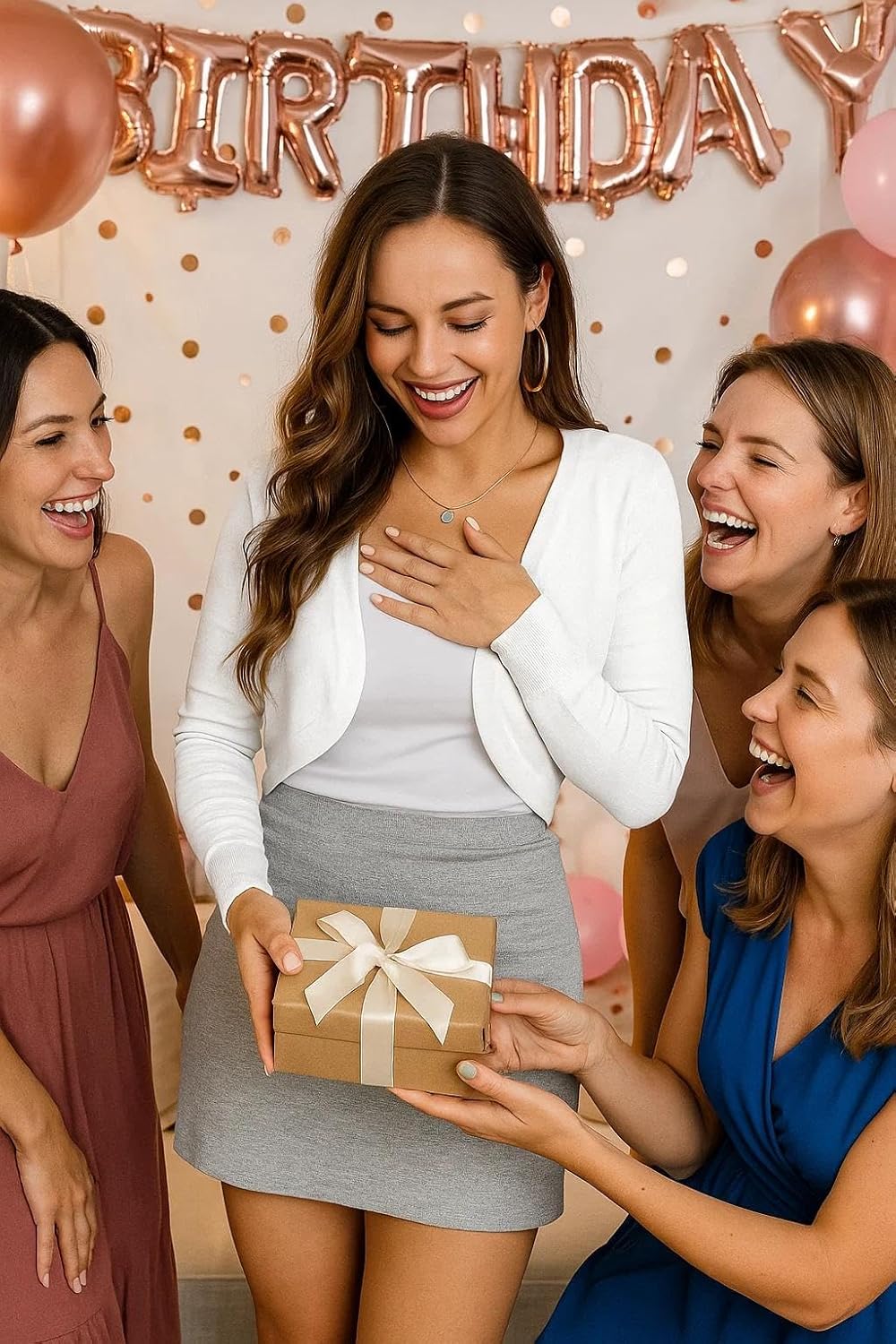 U.Vomade Women's Cropped Cardigan Bolero Shrug Open Front Sweater Long Sleeve S-XL - Image 3