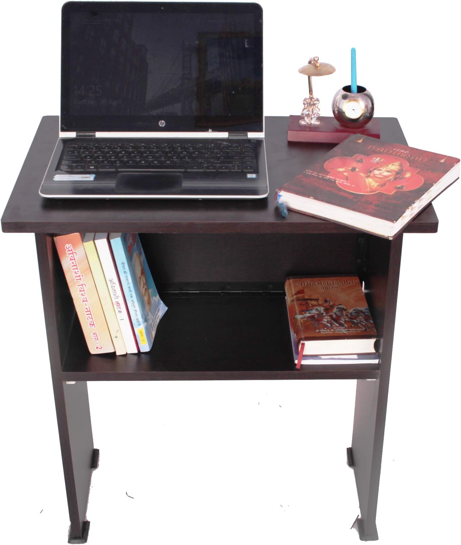 Ebee Store Multipurpose Engineered Wood Table (Matt Finish, Wenge)