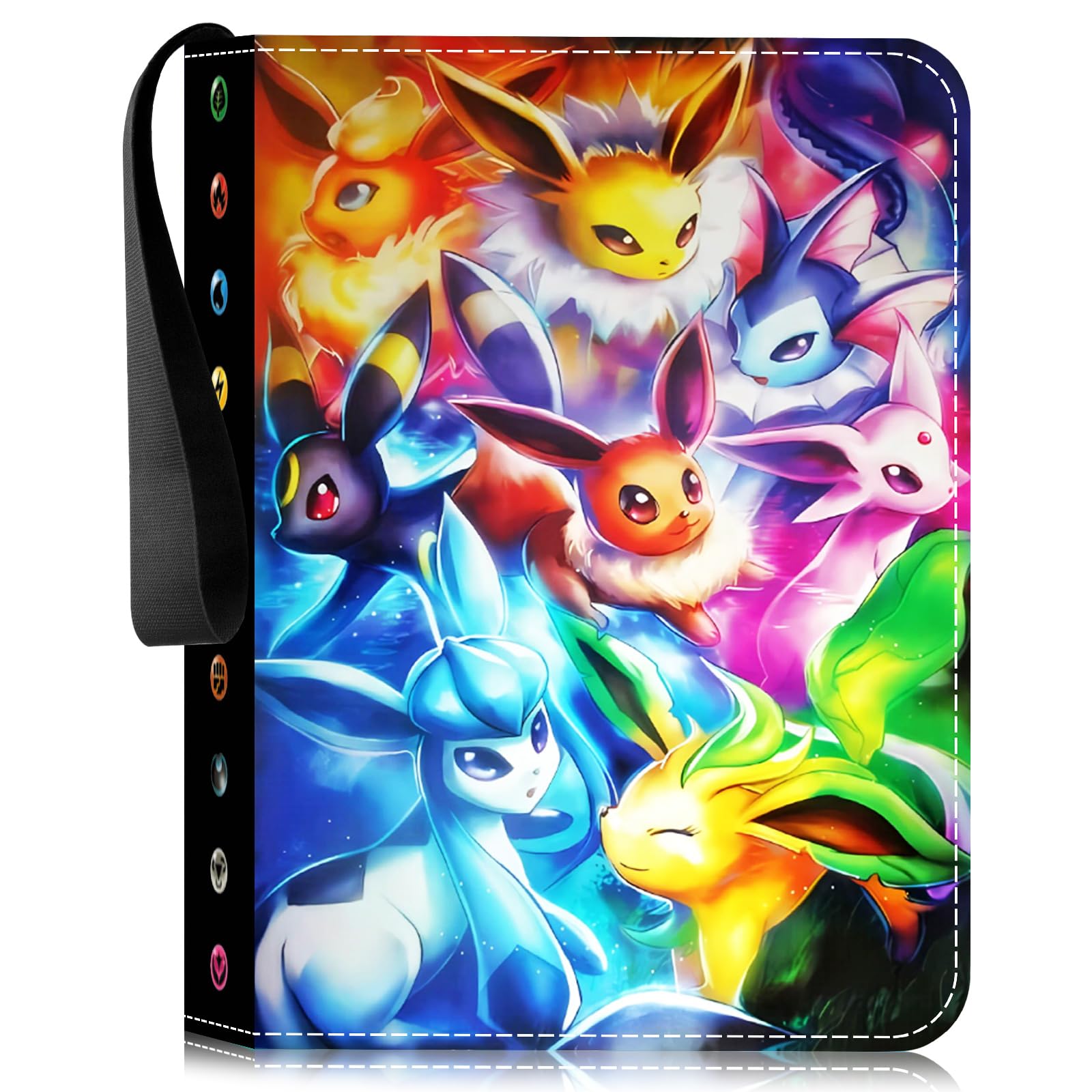 Egmelos Karten Sammelalbum für Karten Sammelkarten Album Sammelalbum Karten Sammelmappe Karten Ordner 50 Seiten 400 Karten Kapazität Geschenk Kinder (3)