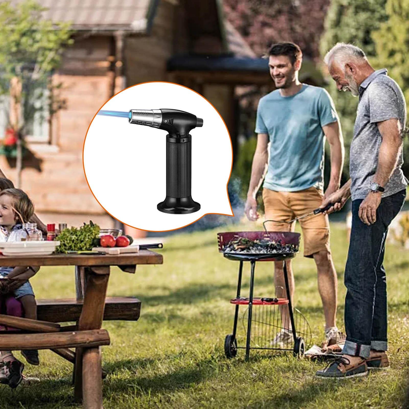 Amazon | トーチバーナー 料理用バーナー 1000℃ ガスバーナー 料理用