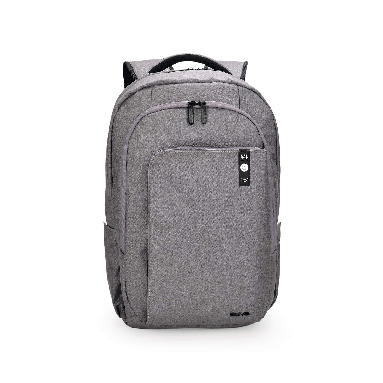 AGVA Heritage Business Laptop Backpack, Multi-Compartment, Weatherproof for 15.6'' Laptop (Grey)
