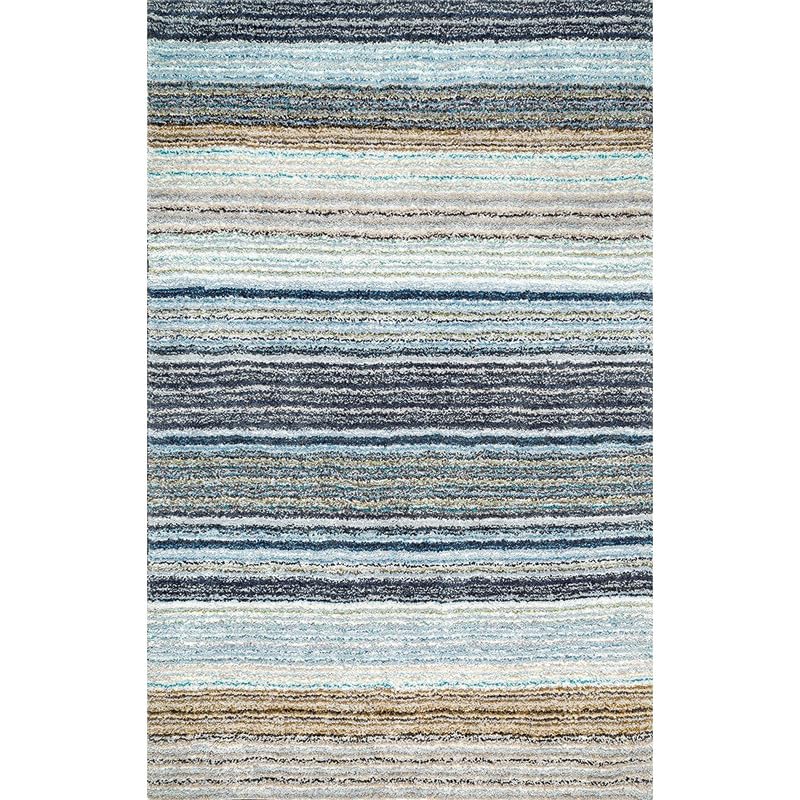 Image of Shaggy Area Rug - Extra Plush Luxury Carpet, Super Soft & Cozy Feel| Perfect for Living Room, Bedroom, and Stylish Home Decor- Teal Mixture (4 x 6 ft)