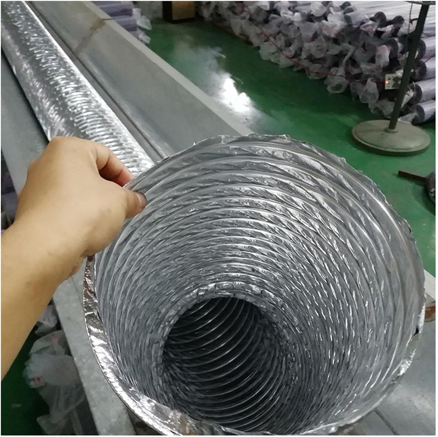 Flexibler Kanalschlauch aus Aluminium