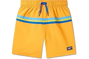 Boys' Mid-Length Swim Trunks: Eye-Catching Prints for Beachside Fun