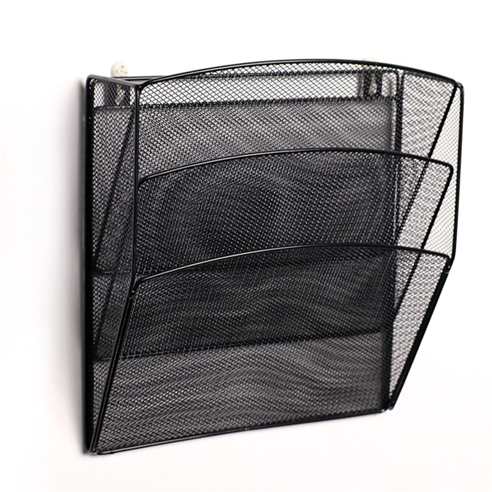 Evite folios doblados usando el rack de almacenamiento de periódicos de pared YYHSD metálico