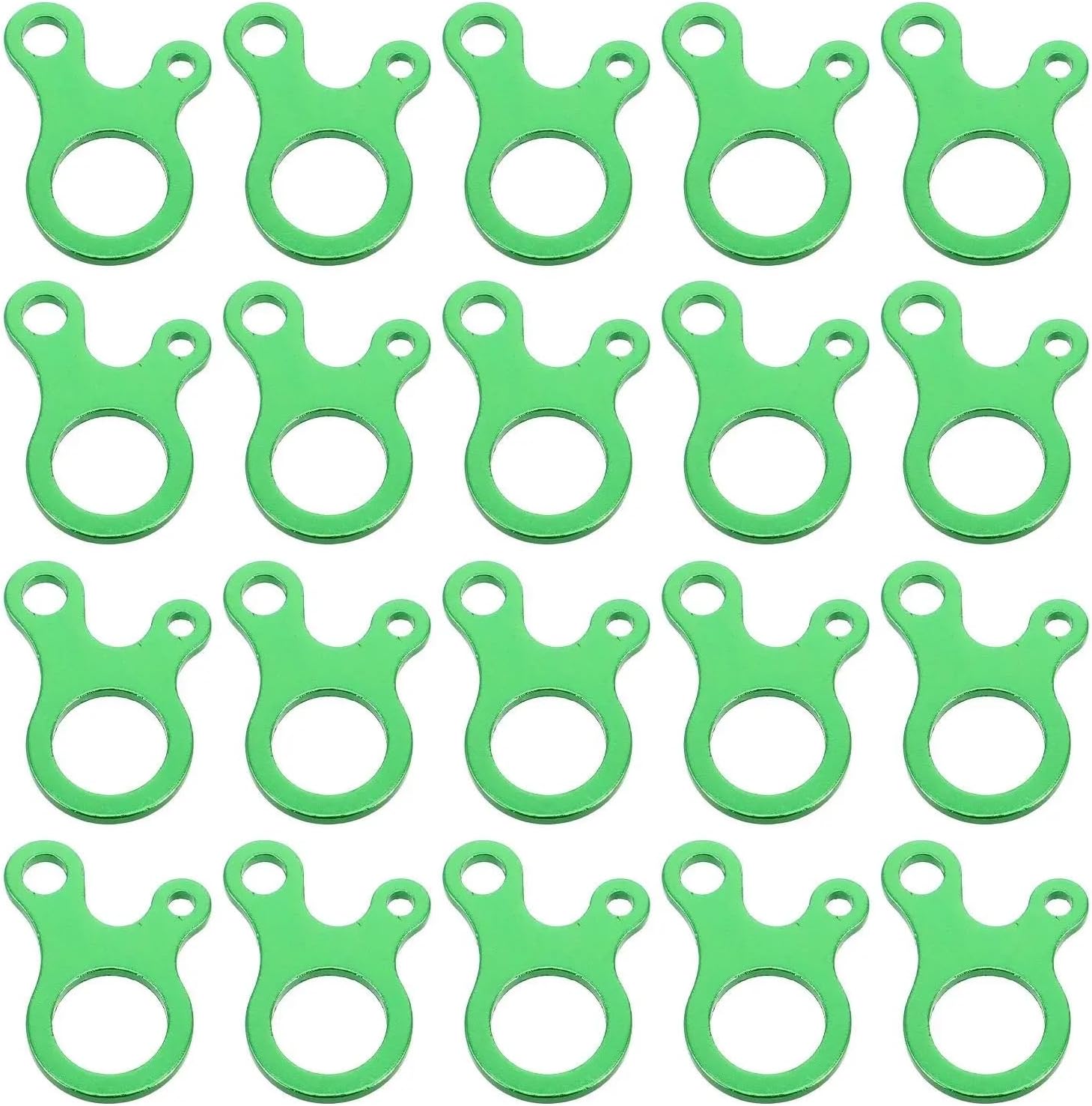 Paracord Accessories,Rope Tensioner 40Pcs Windproof Rope Buckle Tent Pegs Fixation Camping Gear Aluminum Alloy Tensioner