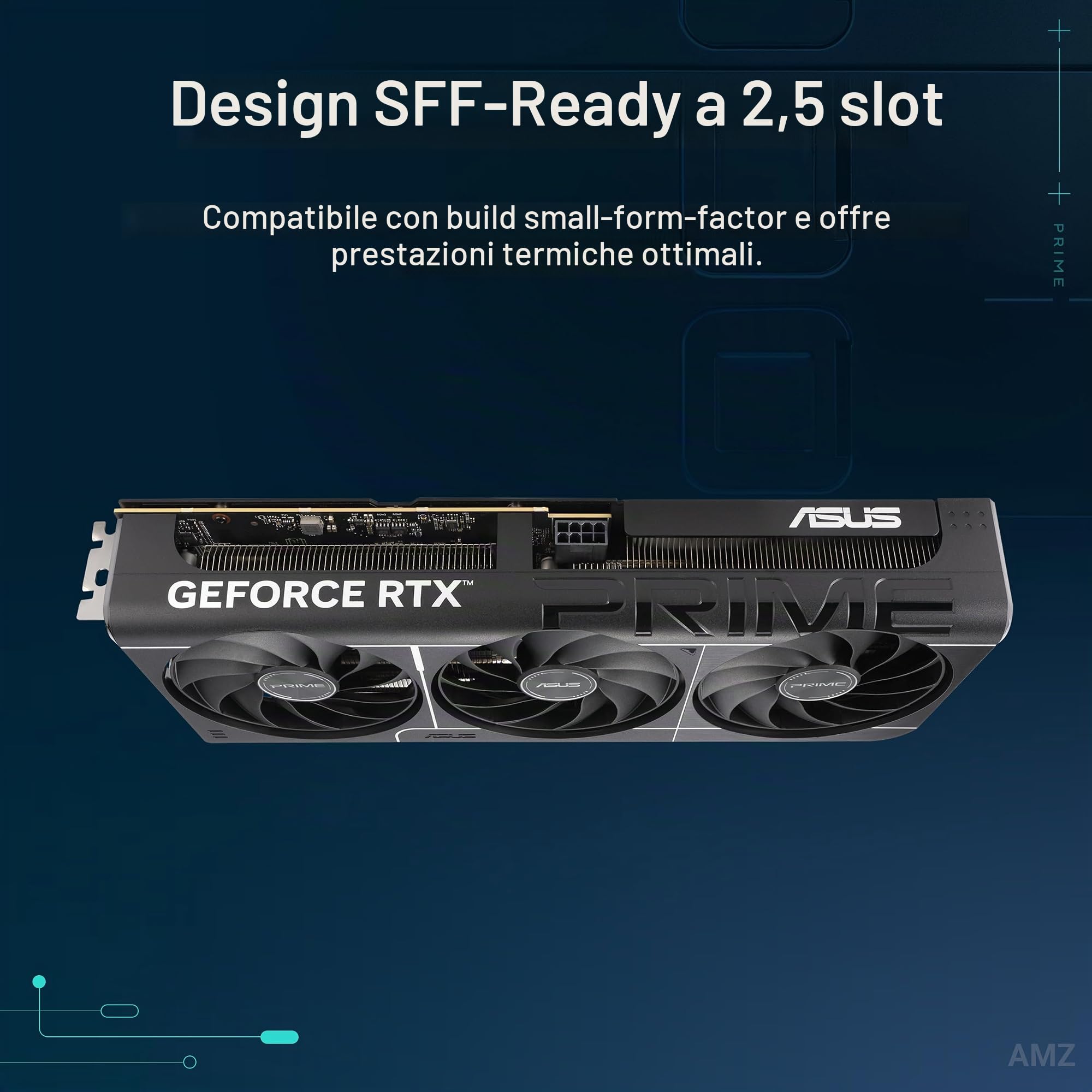 ASUS Scheda grafica Prime GeForce RTX™ 5060 Ti 16 GB GDDR7 OC Edition (PCIe® 5.0, 16 GB GDDR7, HDMI®/DP 2.1, 2.5-Slot, Axial-Tech Fans, Dual BIOS)